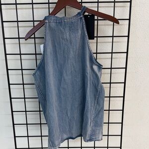 Denim Sleeveless Top